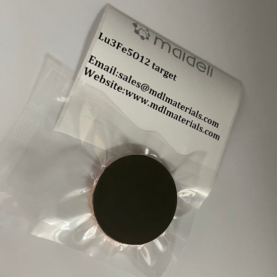 Lutetium iron oxide sputtering target