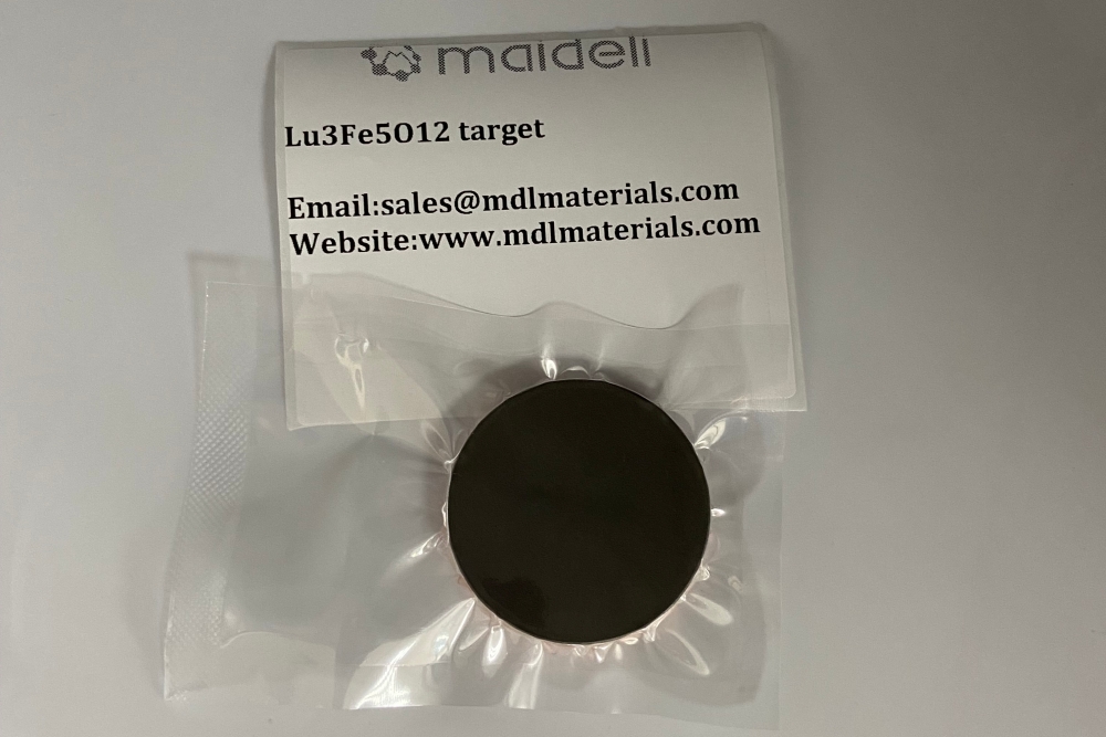 Lutetium iron oxide sputtering target